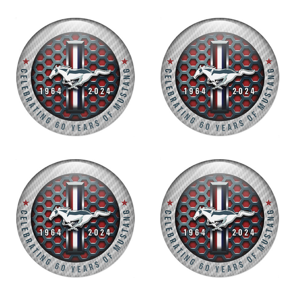 MUSTANG Domed Emblems for Center Caps27