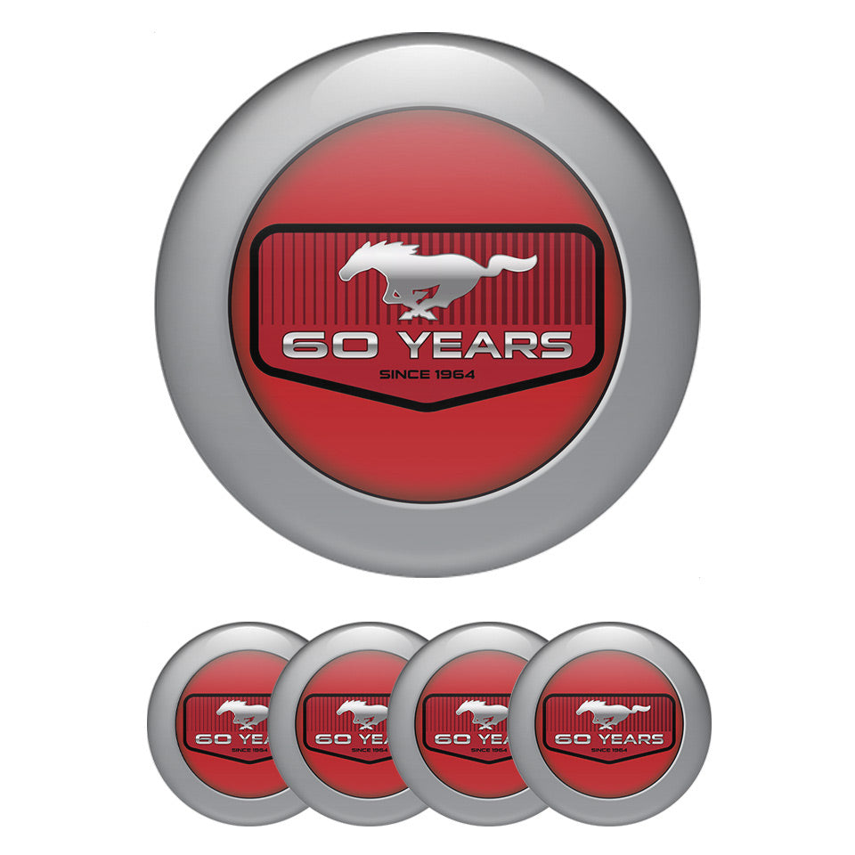 MUSTANG Domed Emblems for Center Caps42