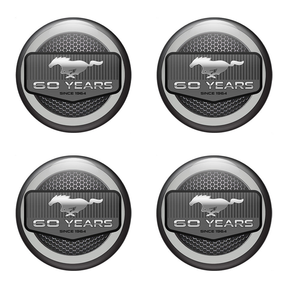 MUSTANG Domed Emblems for Center Caps57