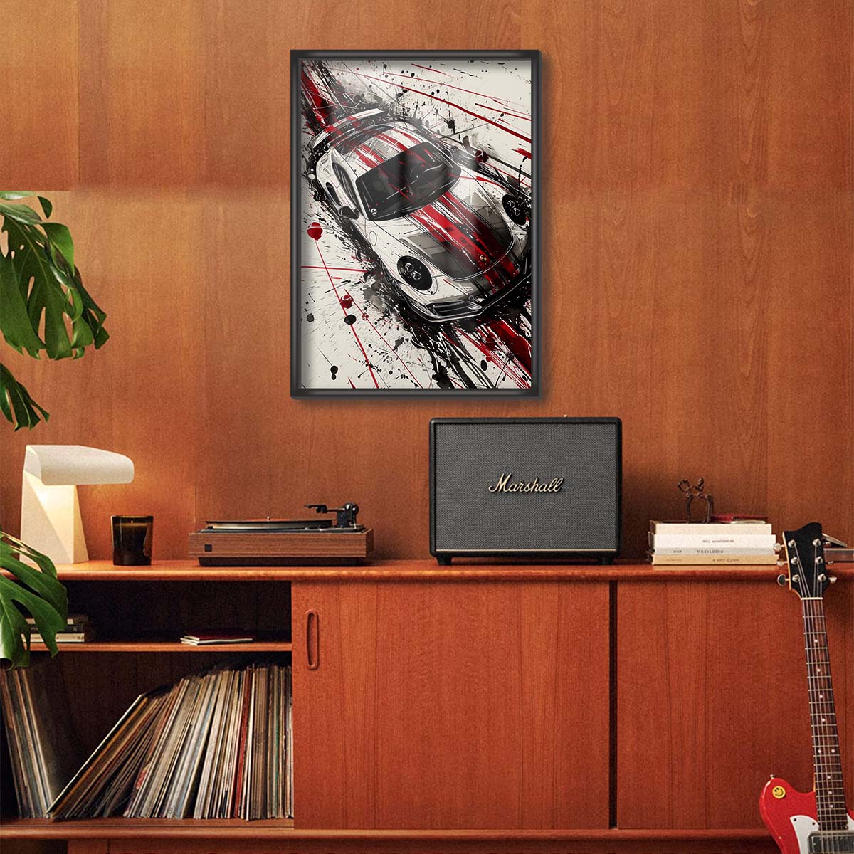 Porsche 911 GT3 RS Sketch Poster