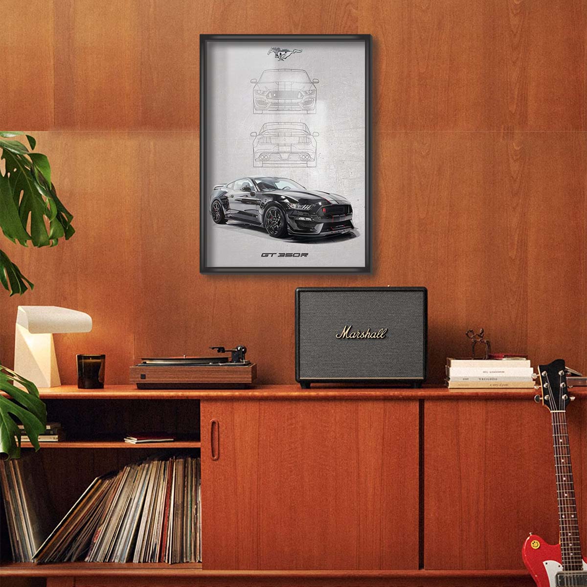 FORD MUSTANG GT 350R POSTER