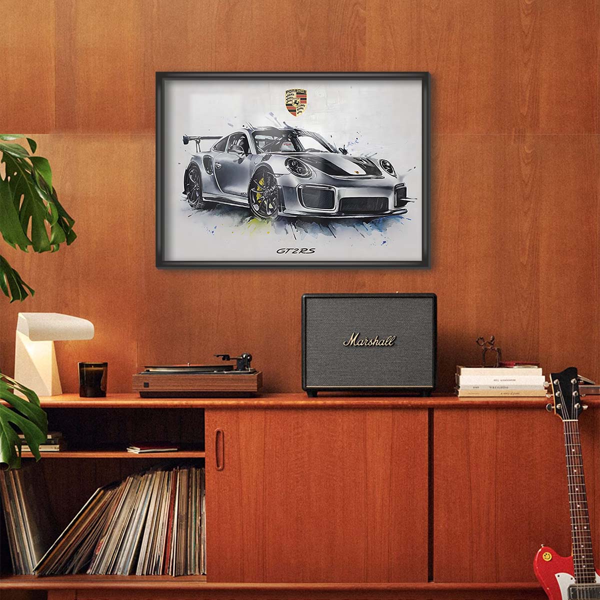 PORSCHE GT2RS SPLASH POSTER