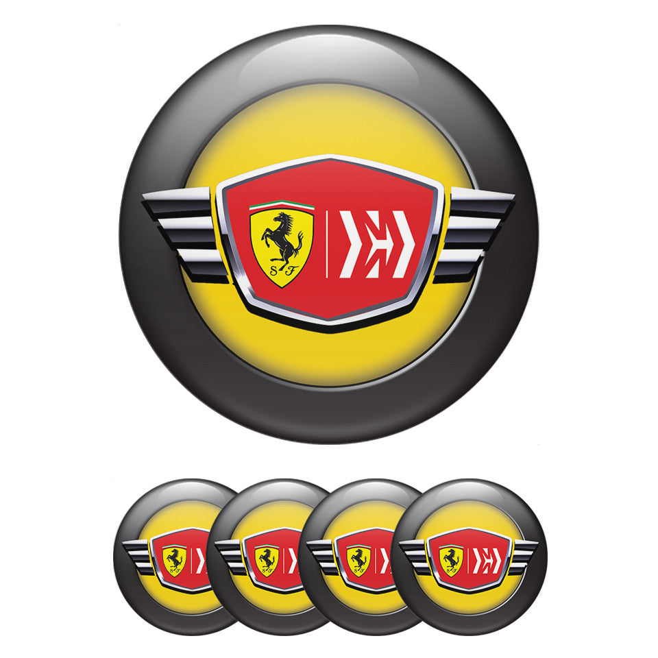 FERRARI Emblems for Wheel Center Caps