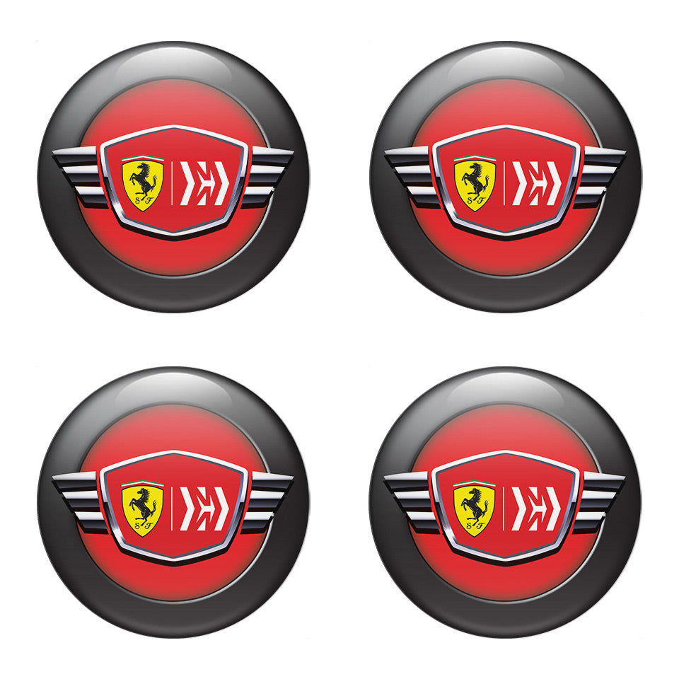 FERRARI Domed Emblems for Center Caps