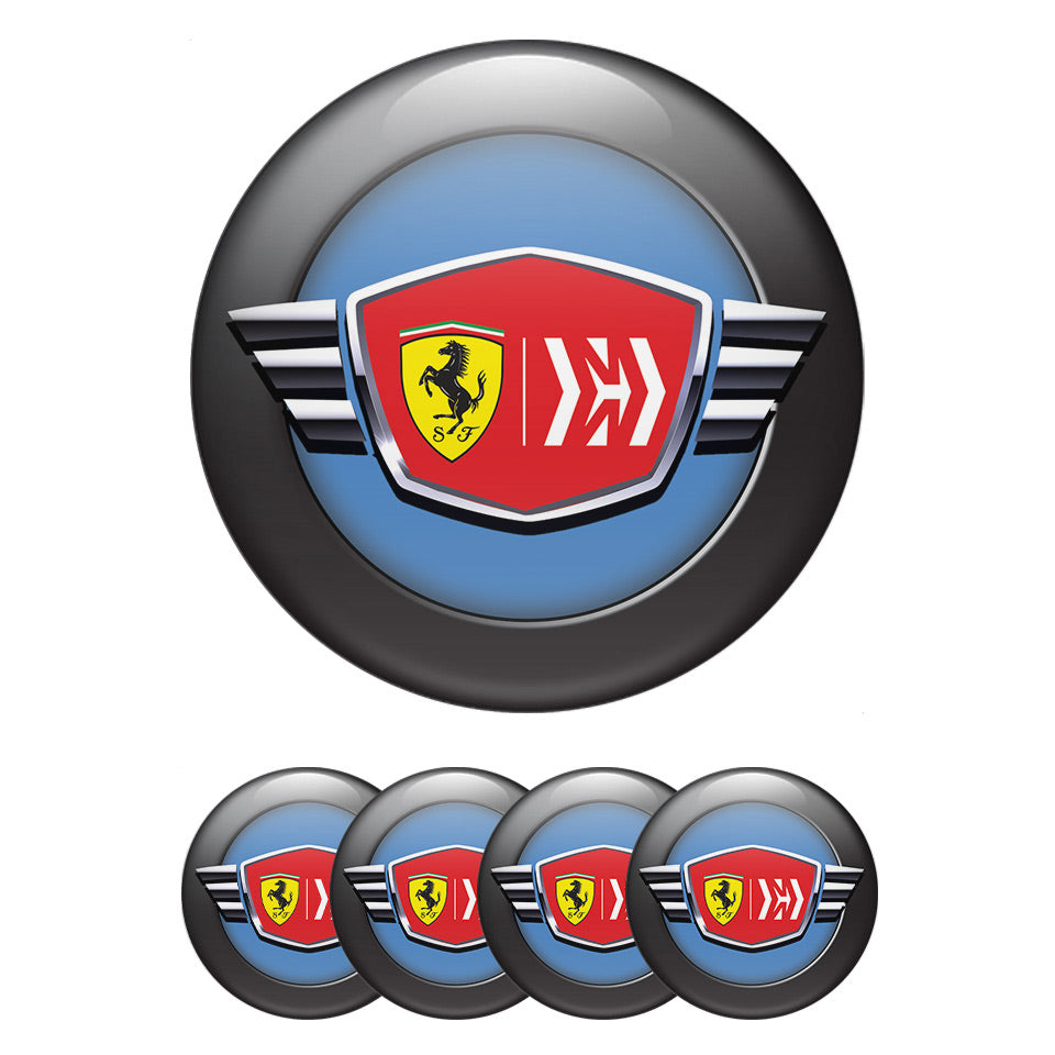 FERRARI Emblems for Wheel Center Caps