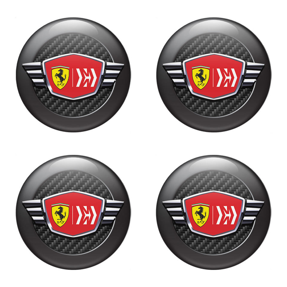 FERRARI Domed Emblems for Center Caps