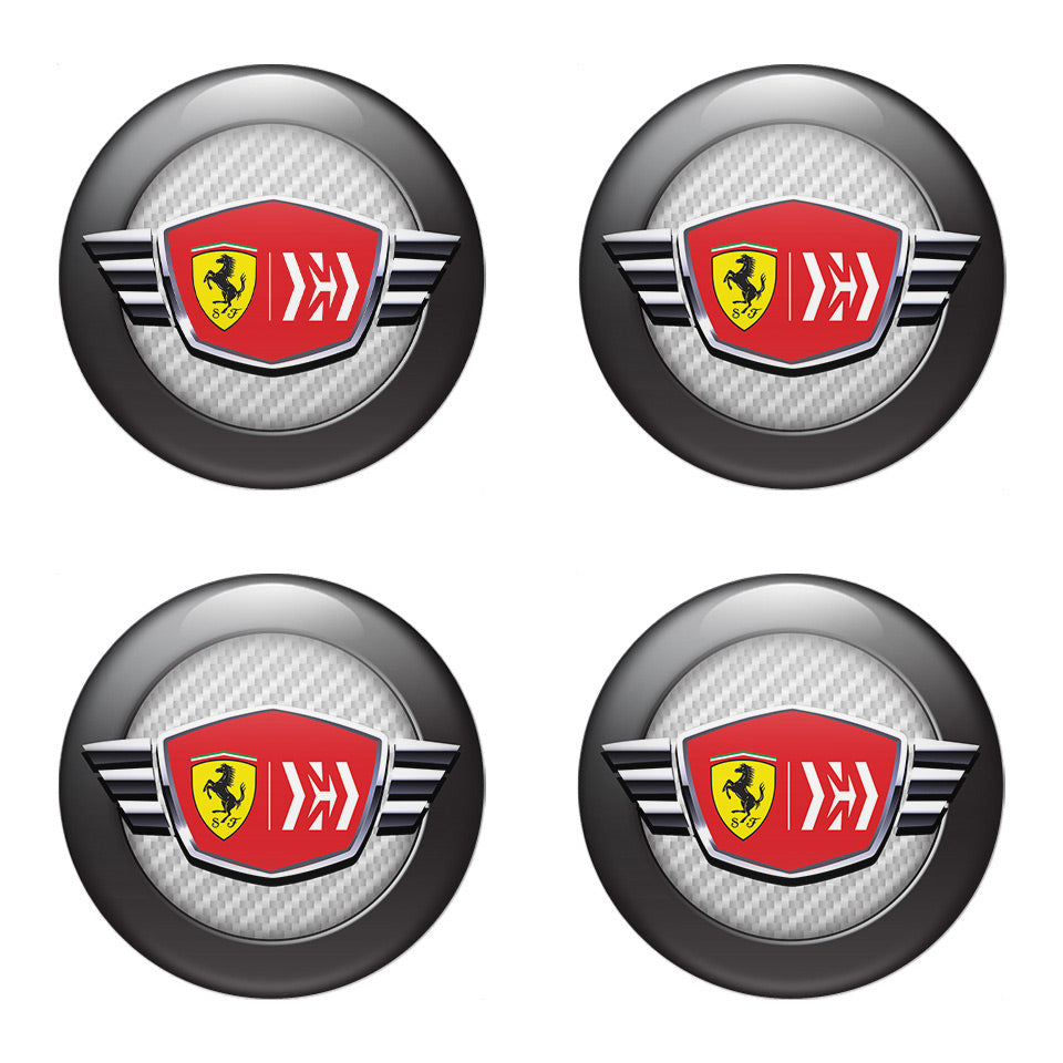 FERRARI Domed Emblems for Center Caps