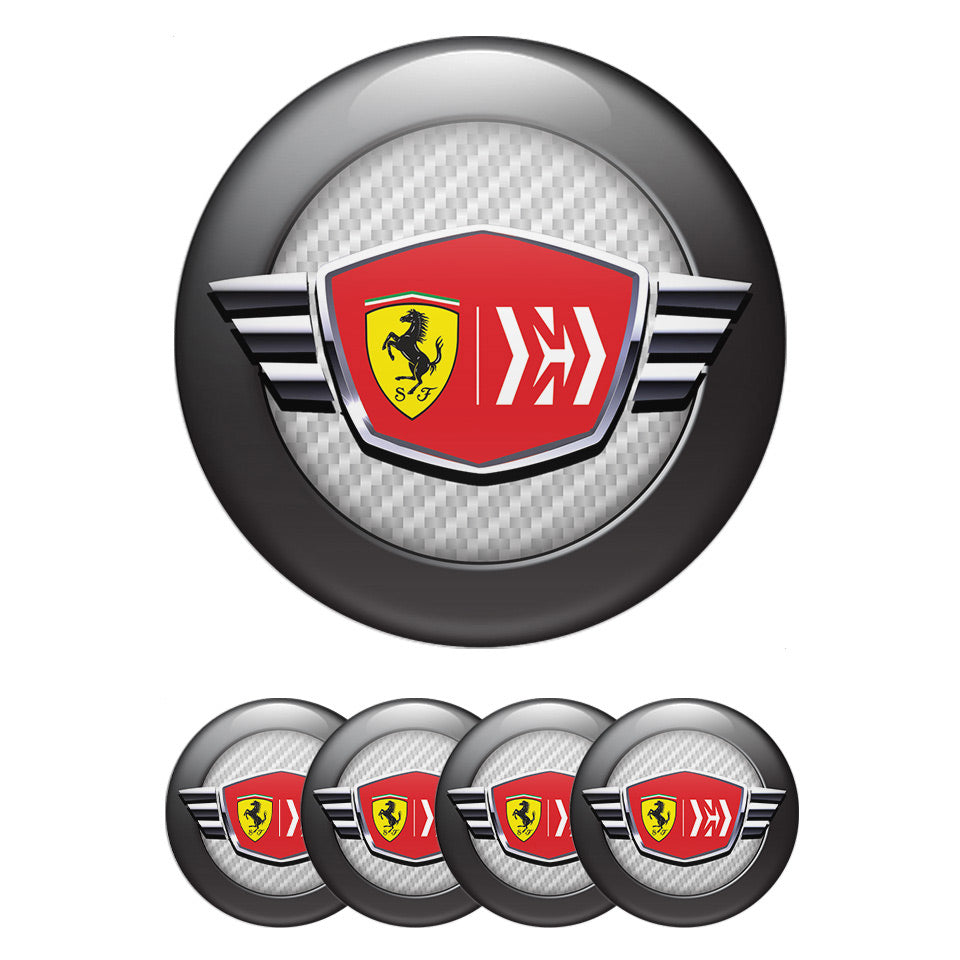 FERRARI Domed Emblems for Center Caps