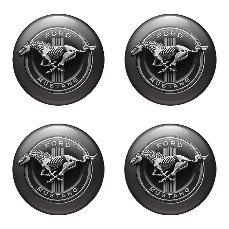 MUSTANG Emblems for Wheel Center Caps