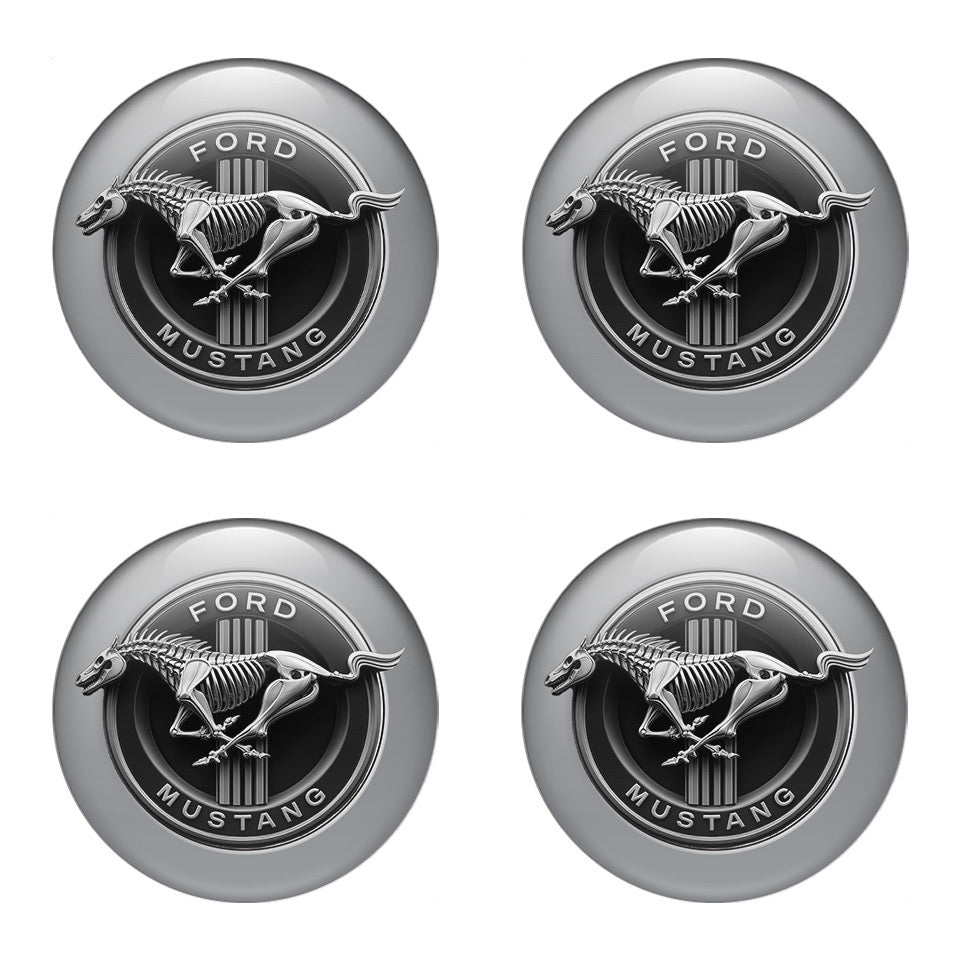 MUSTANG Domed Emblems for Center Caps