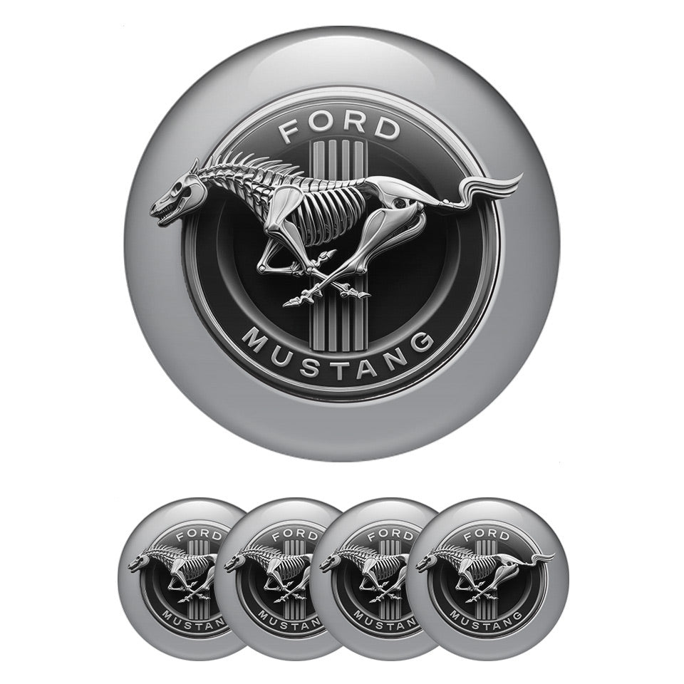 MUSTANG Domed Emblems for Center Caps