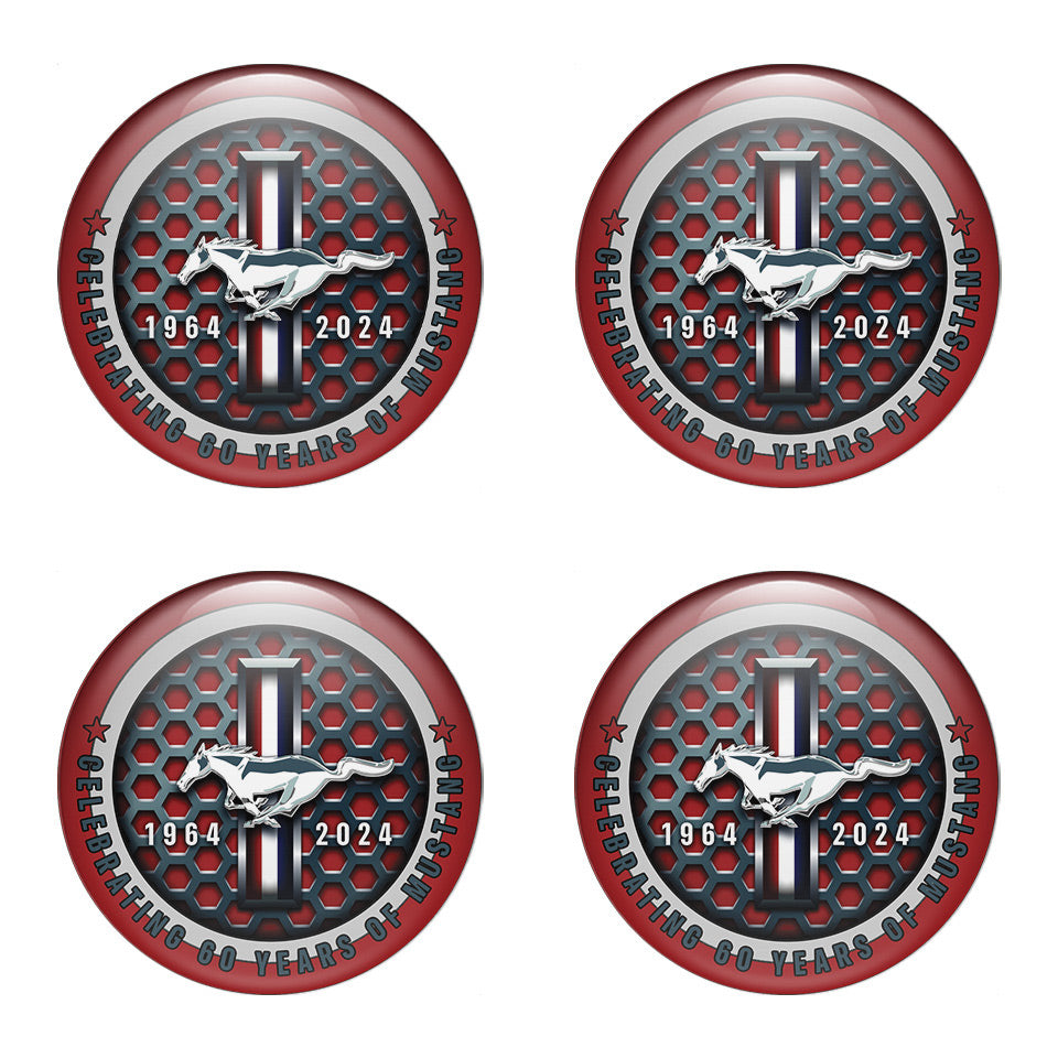 MUSTANG Emblems for Wheel Center Caps