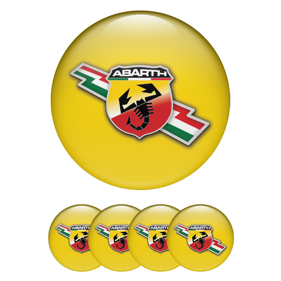 ABARTH Domed Emblems for Center Caps