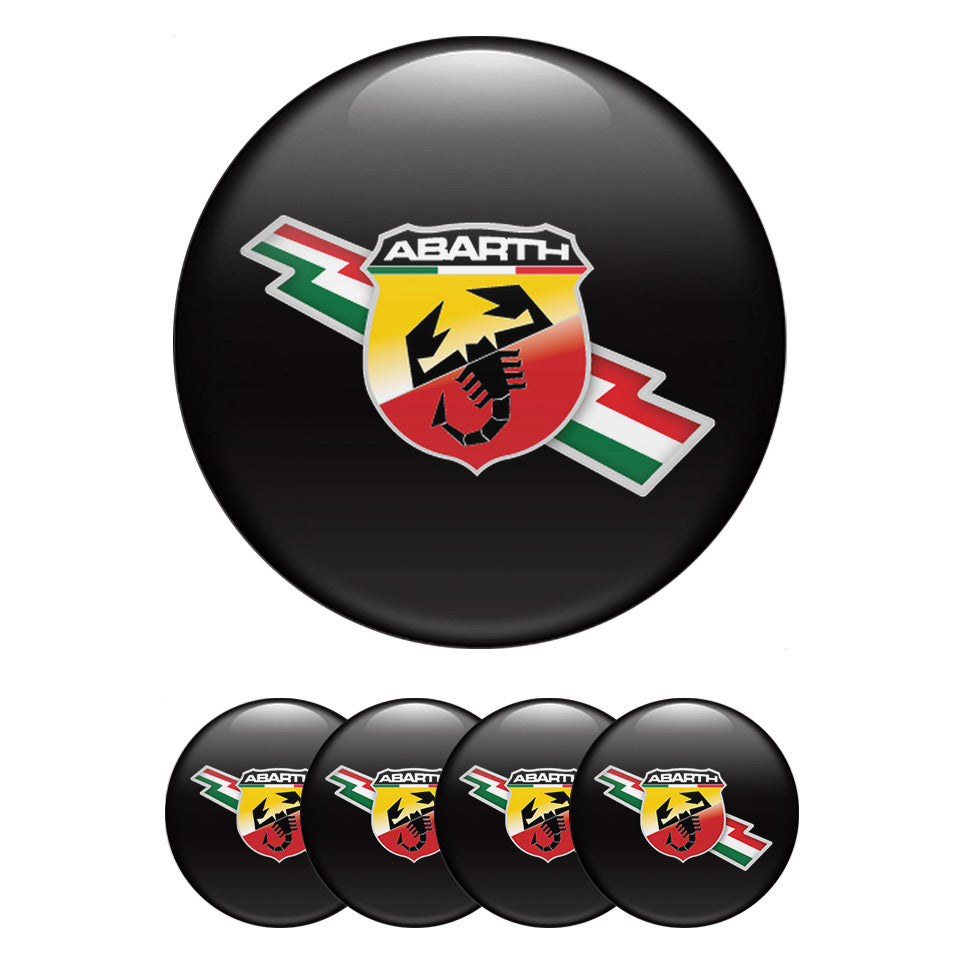 ABARTH Domed Emblems for Center Caps