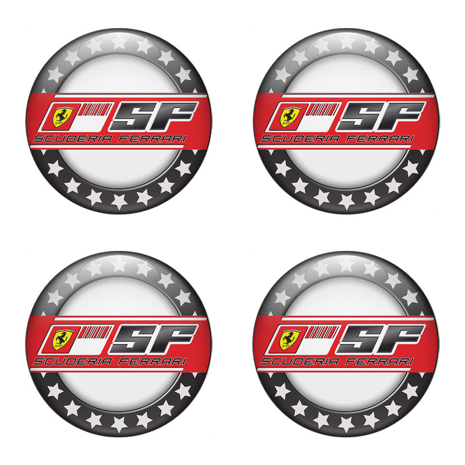 FERRARI Domed Emblems for Center Caps