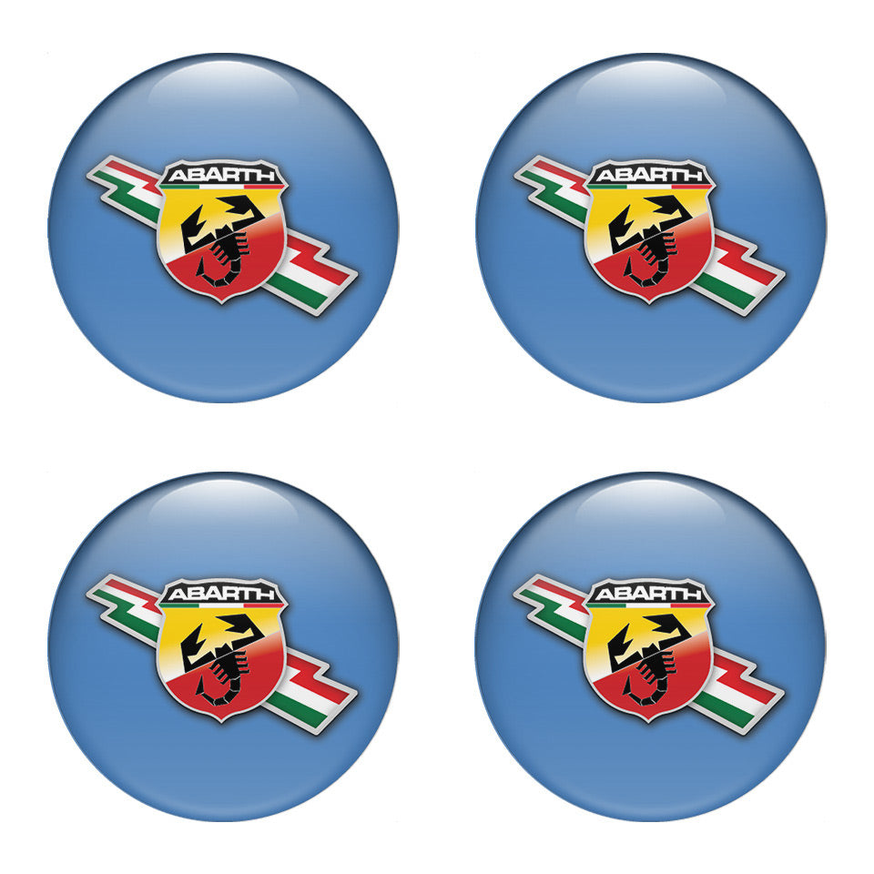 ABARTH Domed Emblems for Center Caps