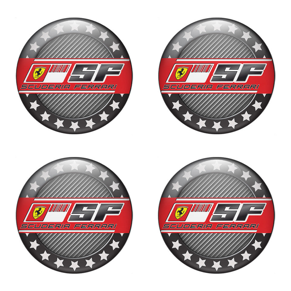 FERRARI Emblems for Wheel Center Caps