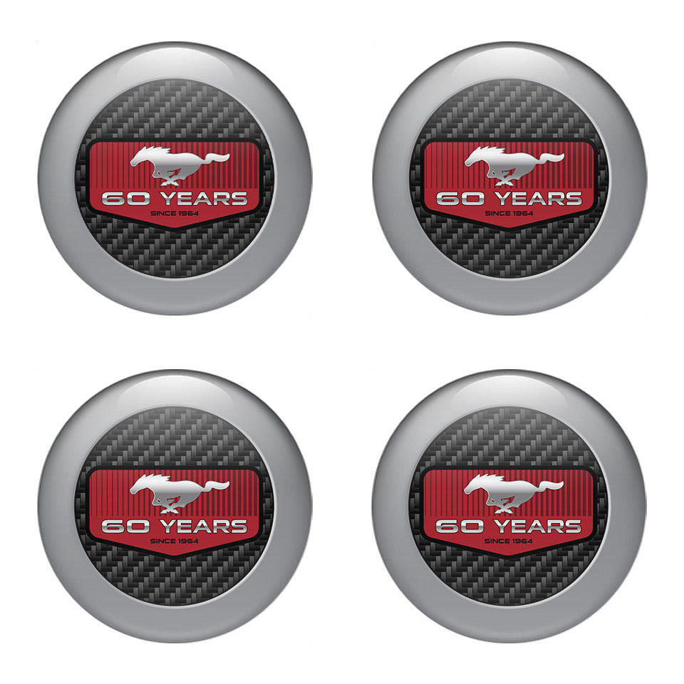 MUSTANG Domed Emblems for Center Caps