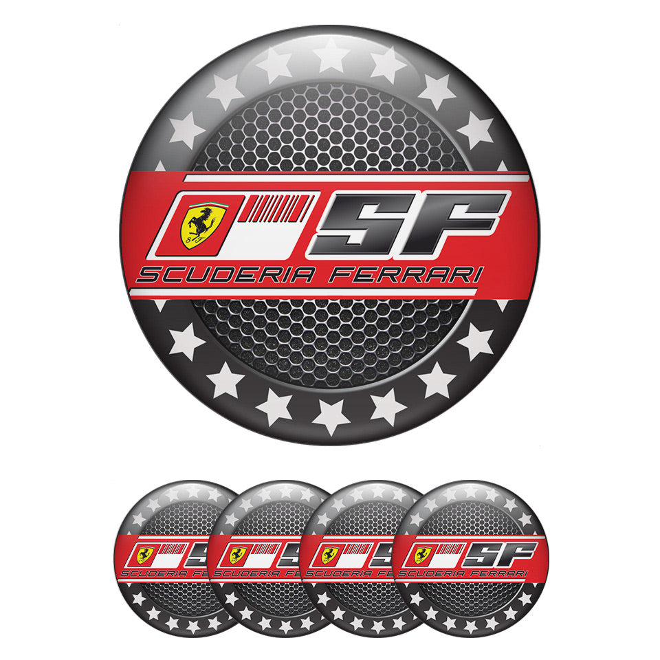 FERRARI Domed Emblems for Center Caps