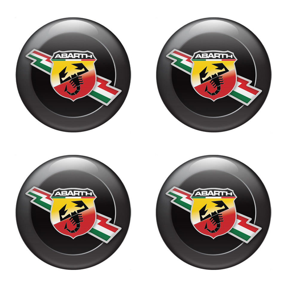 ABARTH Domed Emblems for Center Caps