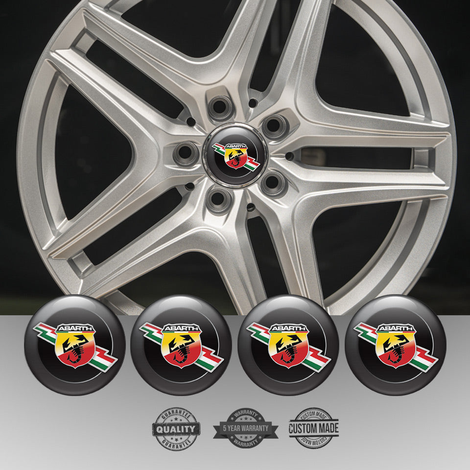 ABARTH Domed Emblems for Center Caps