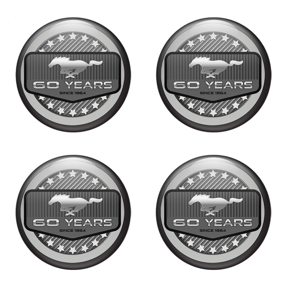 MUSTANG Emblems for Wheel Center Caps