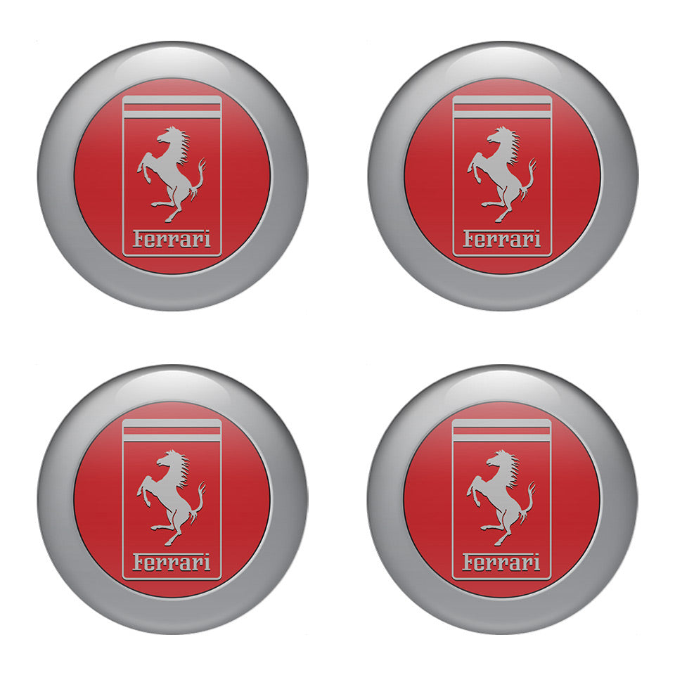 FERRARI Domed Emblems for Center Caps