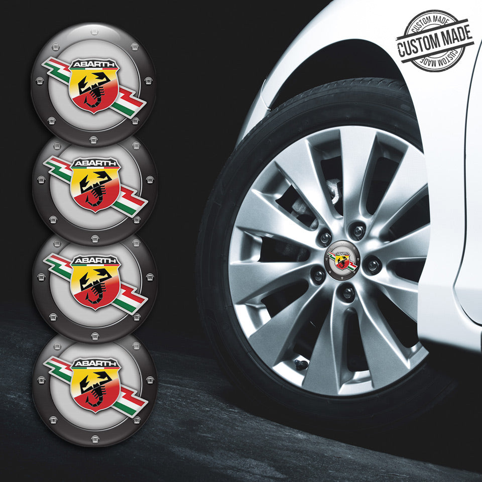 ABARTH Domed Emblems for Center Caps