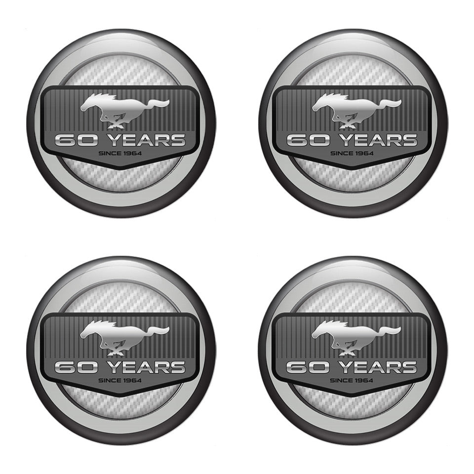 MUSTANG Emblems for Wheel Center Caps