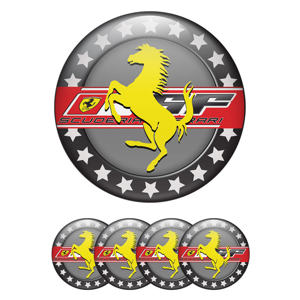 FERRARI Emblems for Wheel Center Caps