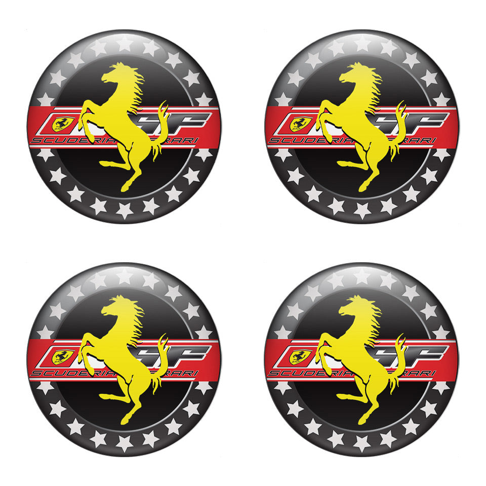 FERRARI Domed Emblems for Center Caps