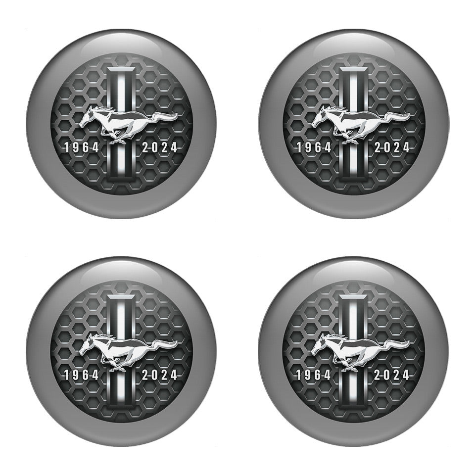 MUSTANG Domed Emblems for Center Caps