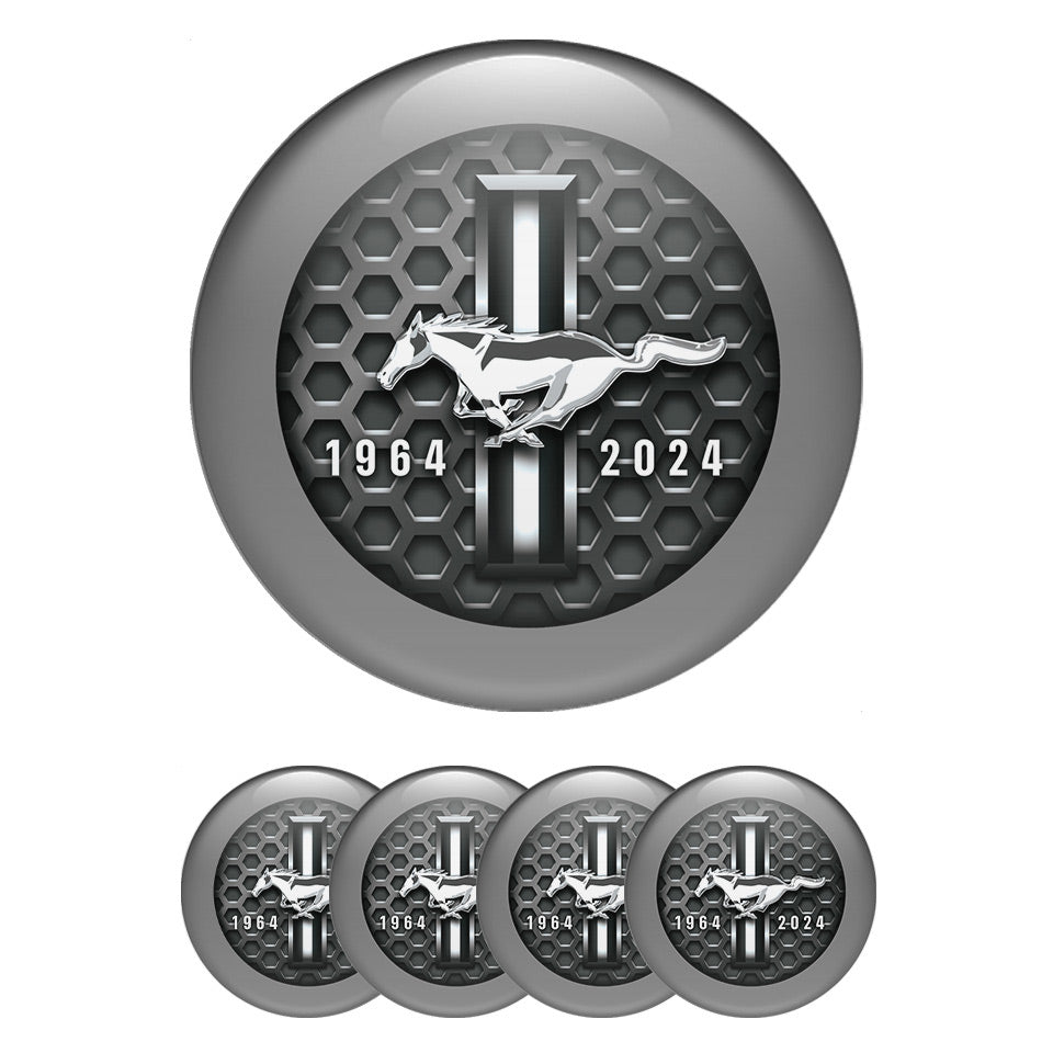 MUSTANG Domed Emblems for Center Caps