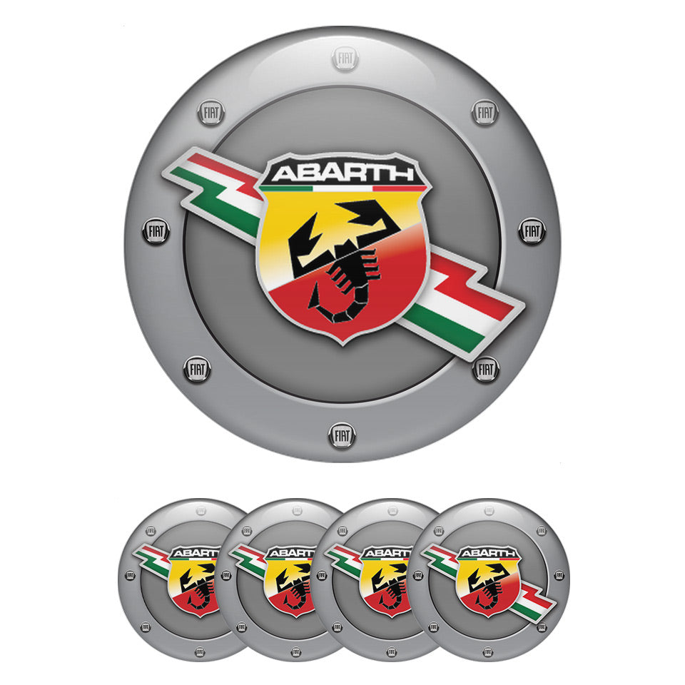 ABARTH Domed Emblems for Center Caps