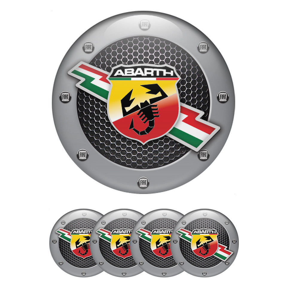 ABARTH Domed Emblems for Center Caps