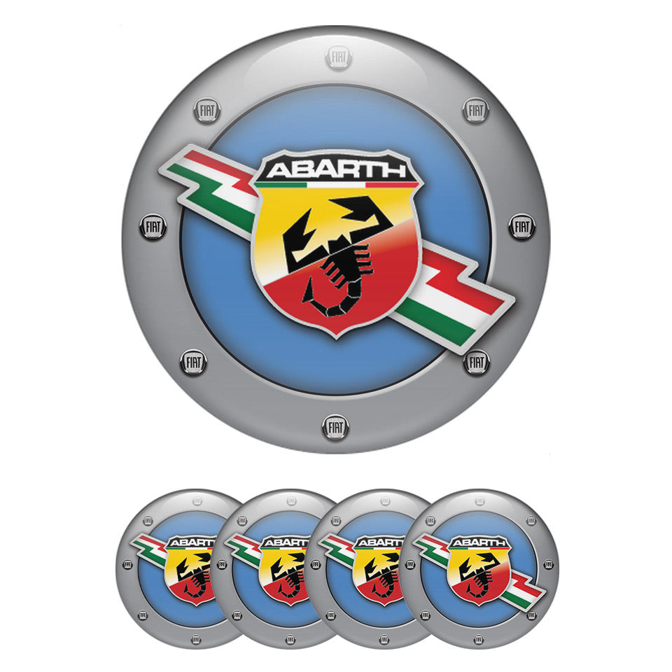 ABARTH Silicone Stickers for Wheel Center Caps