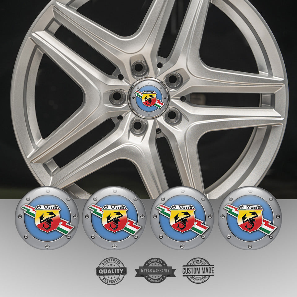 ABARTH Silicone Stickers for Wheel Center Caps