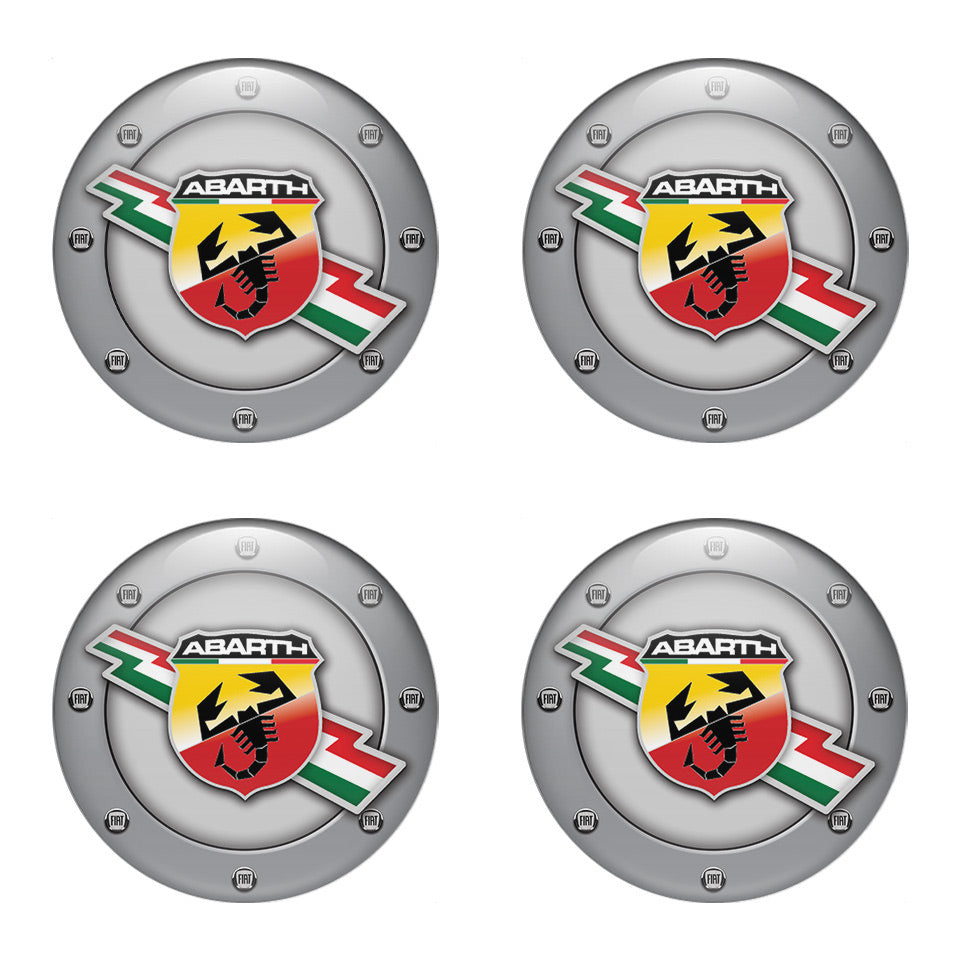 ABARTH Domed Emblems for Center Caps