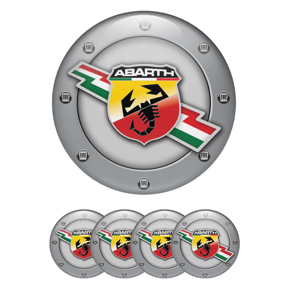 ABARTH Domed Emblems for Center Caps