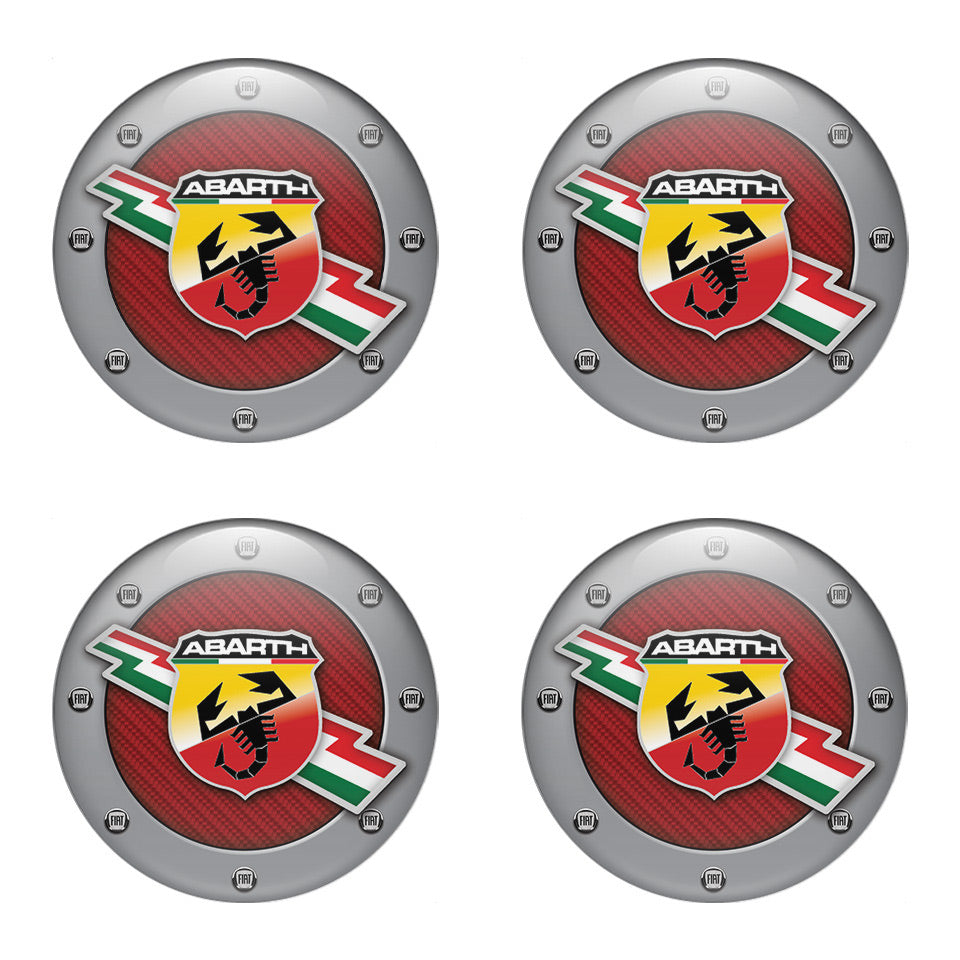 ABARTH Domed Emblems for Center Caps