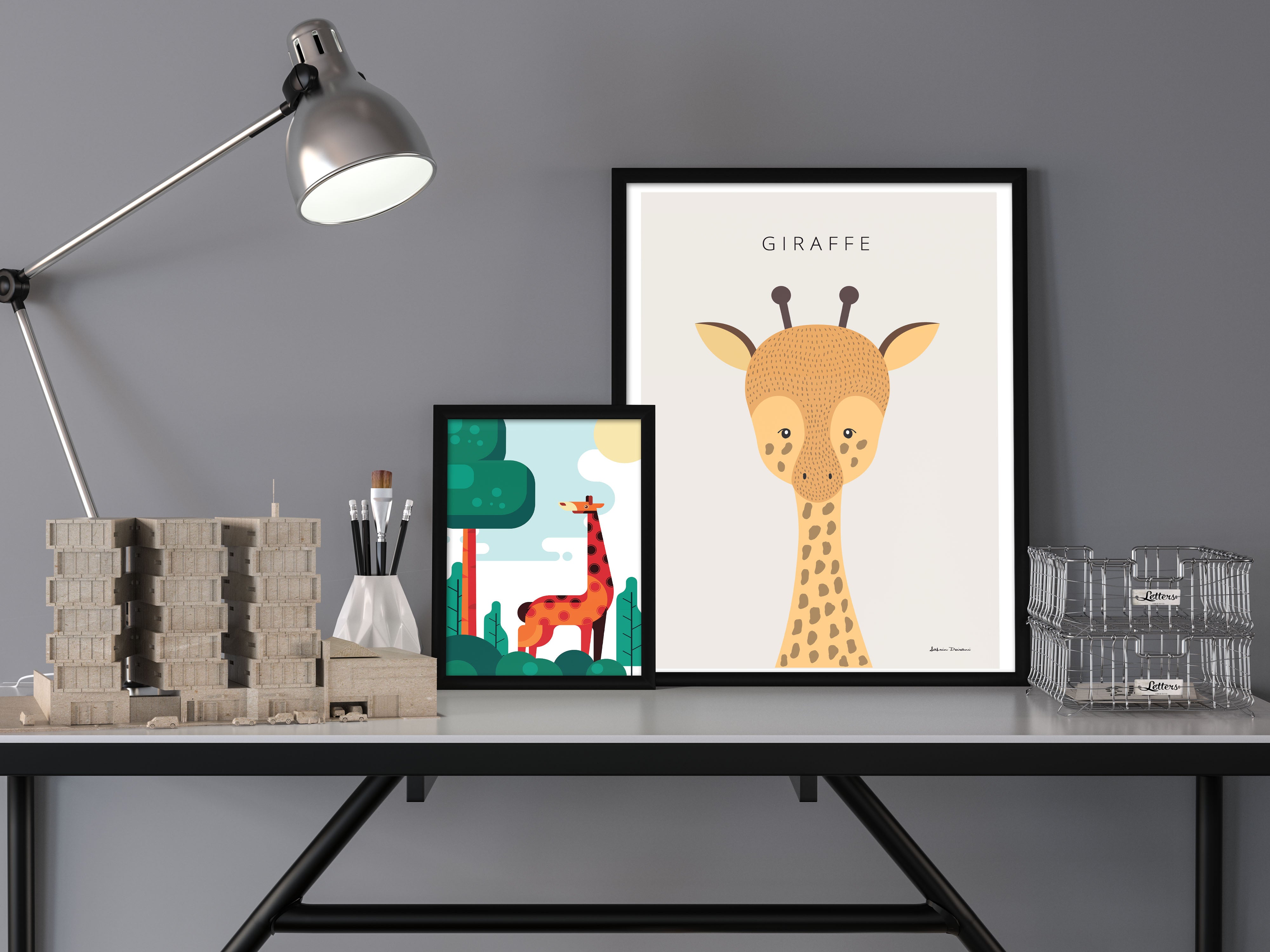 Giraffe Poster