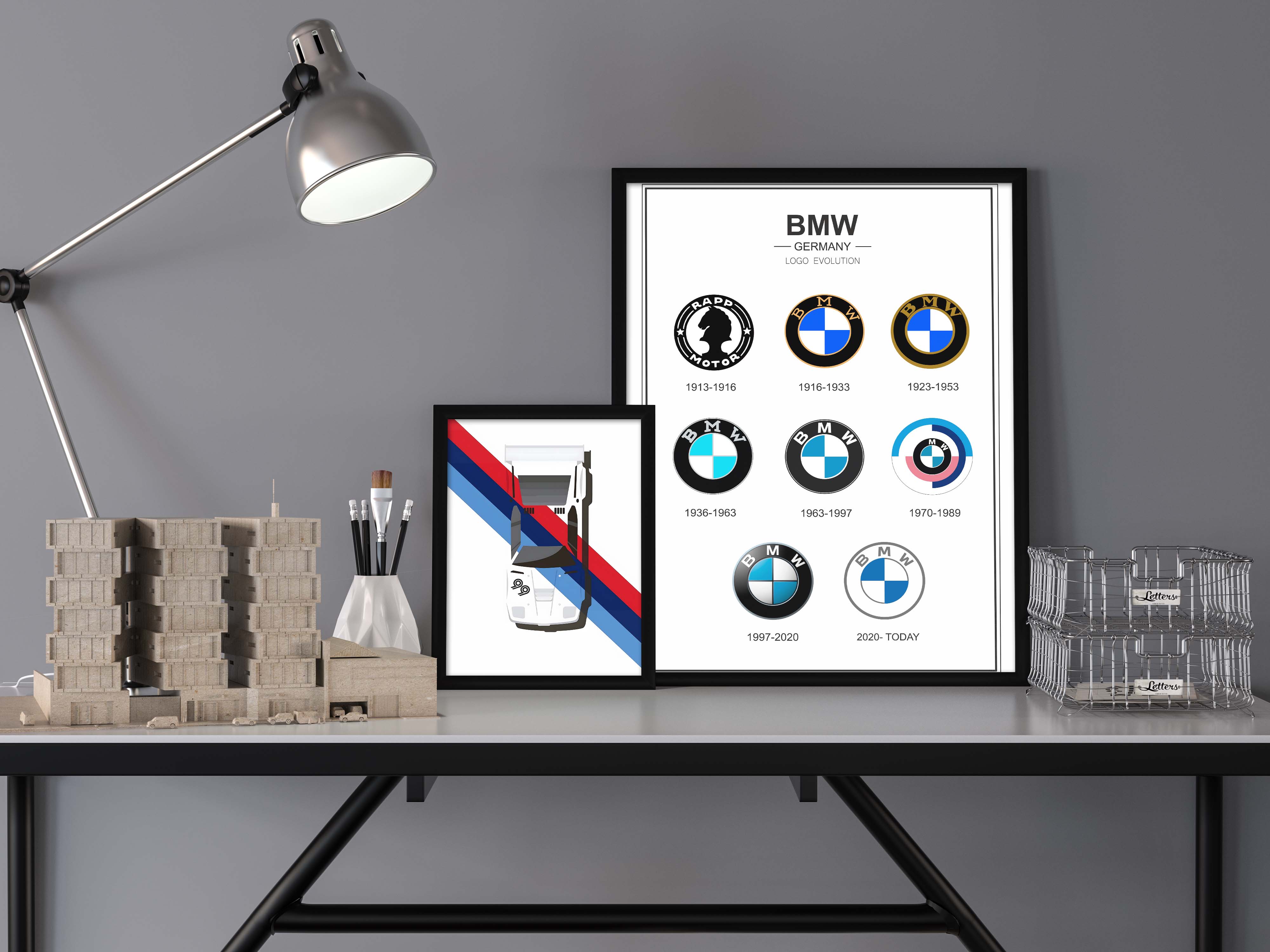 BMW HISTORY Poster