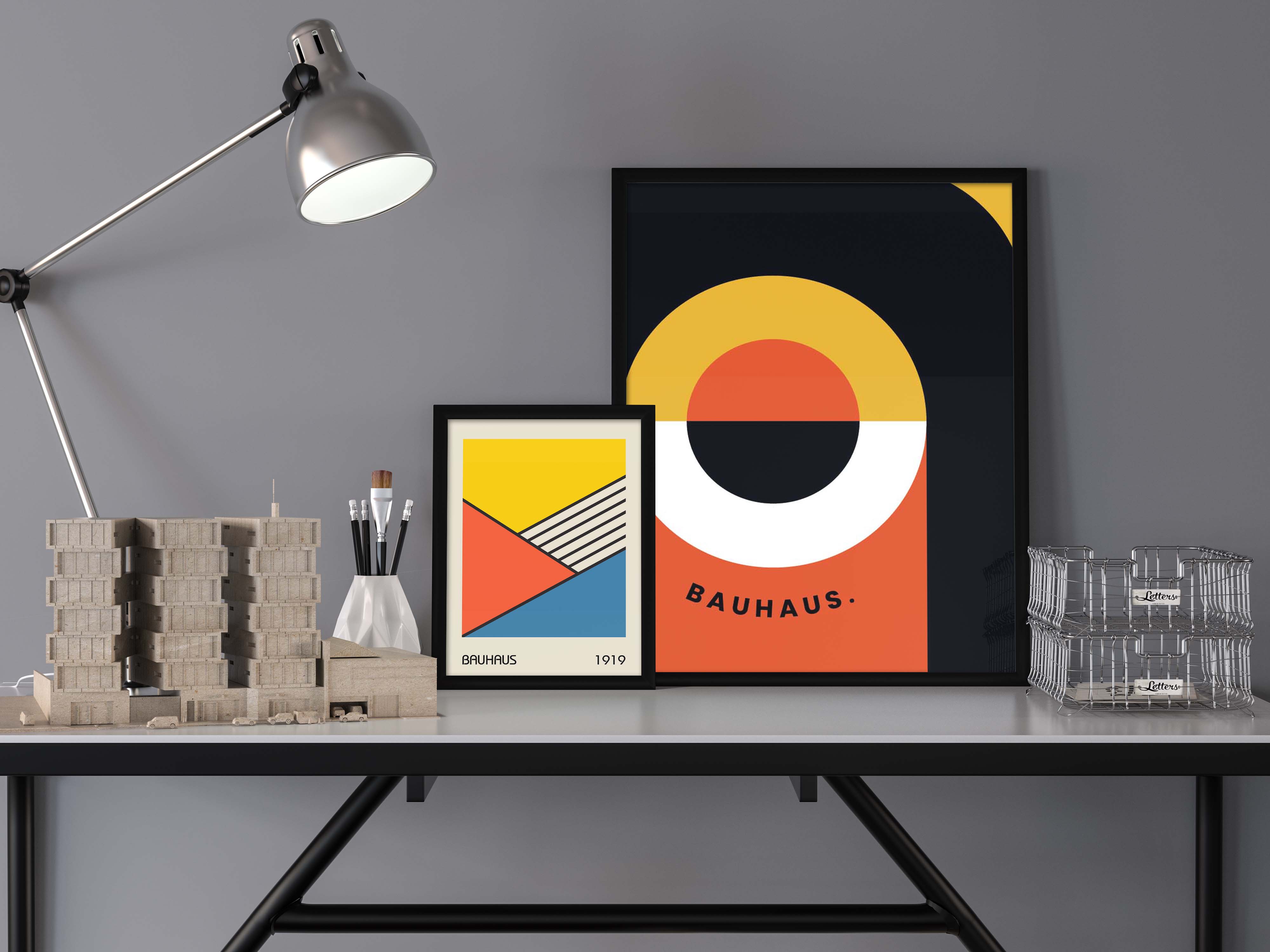 Chromatic Balance BAUHAUS Poster