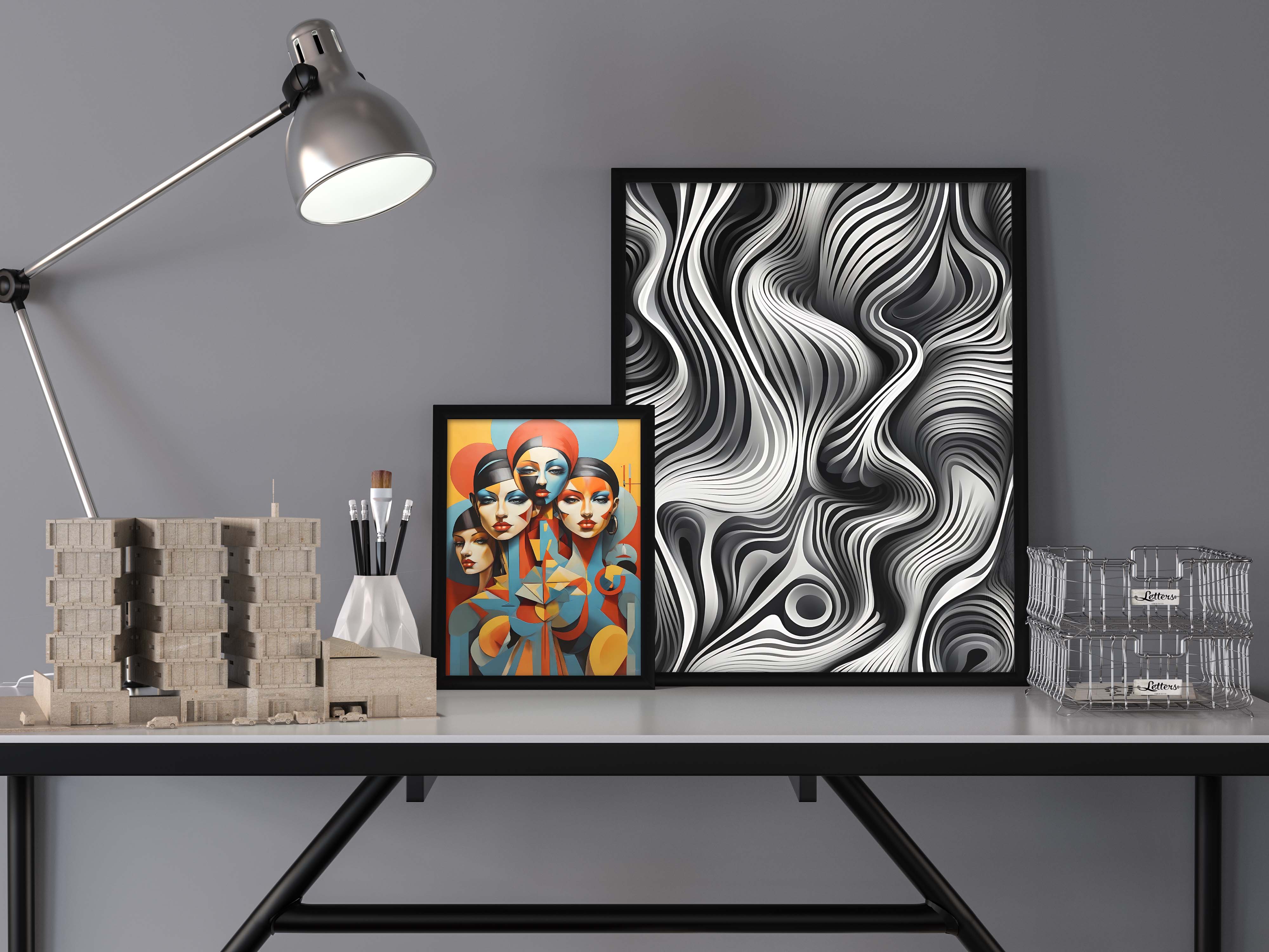 Dynamic Symmetry Impressions Poster