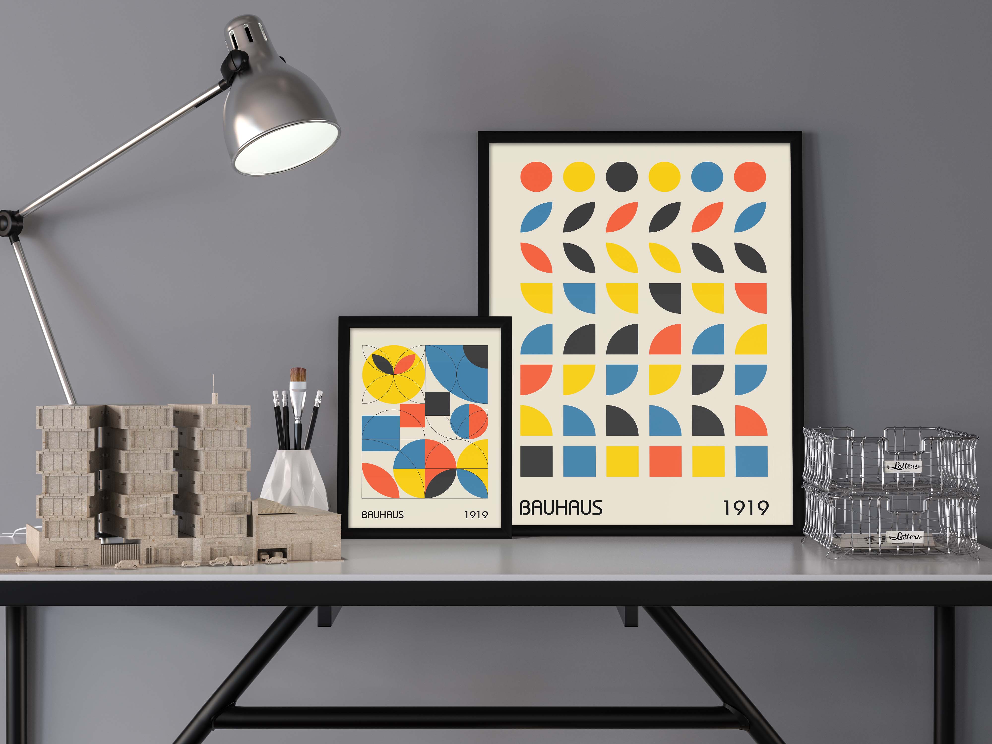 Graphic Serenity BAUHAUS Poster