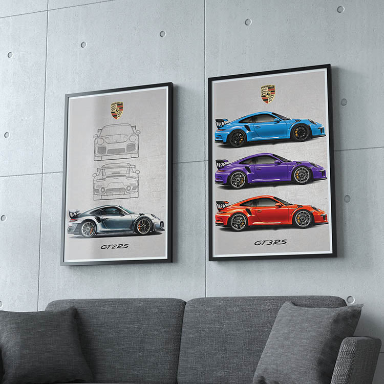 Постер PORSCHE GT2 RS 