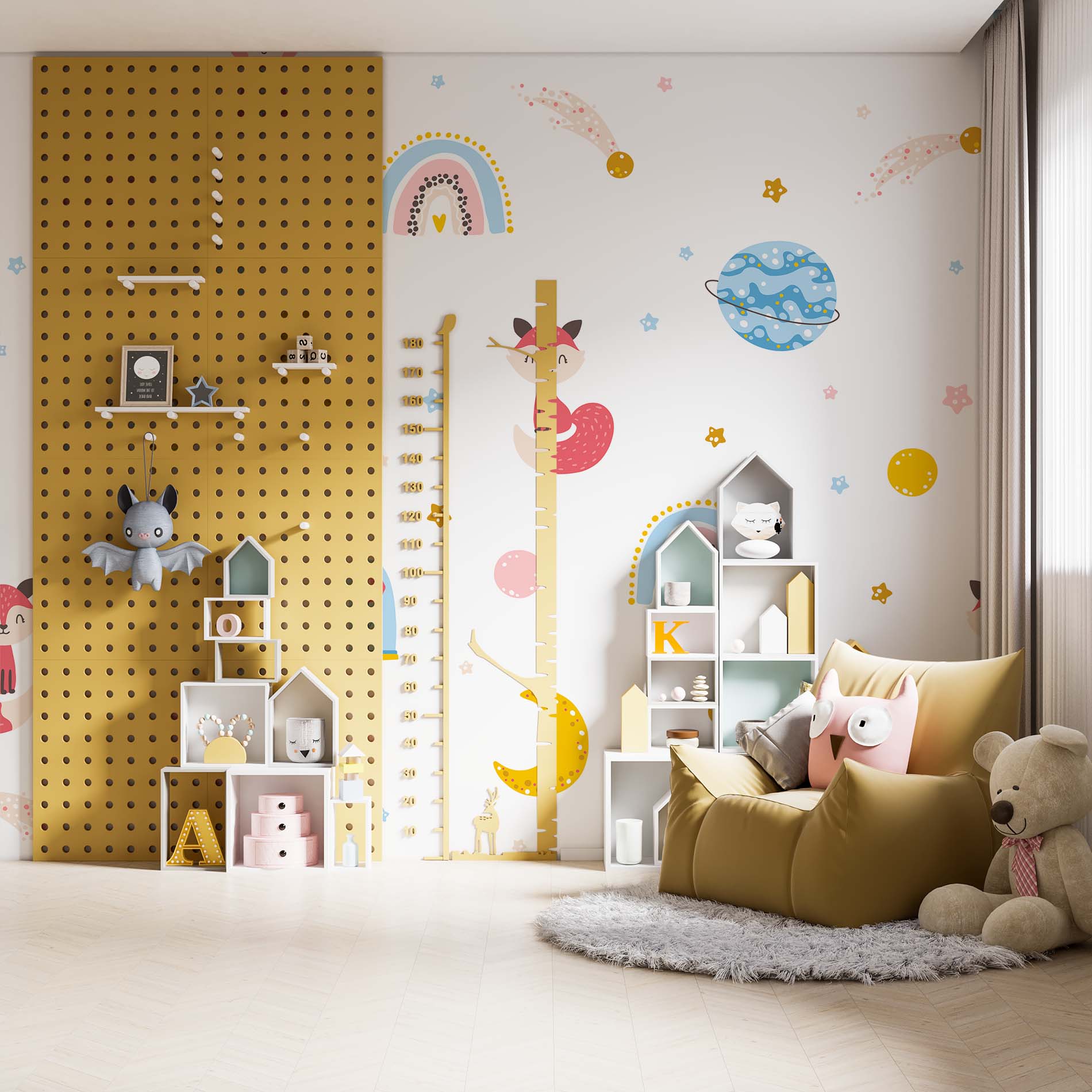 Foxy Whimsy Wonderland Wallpaper