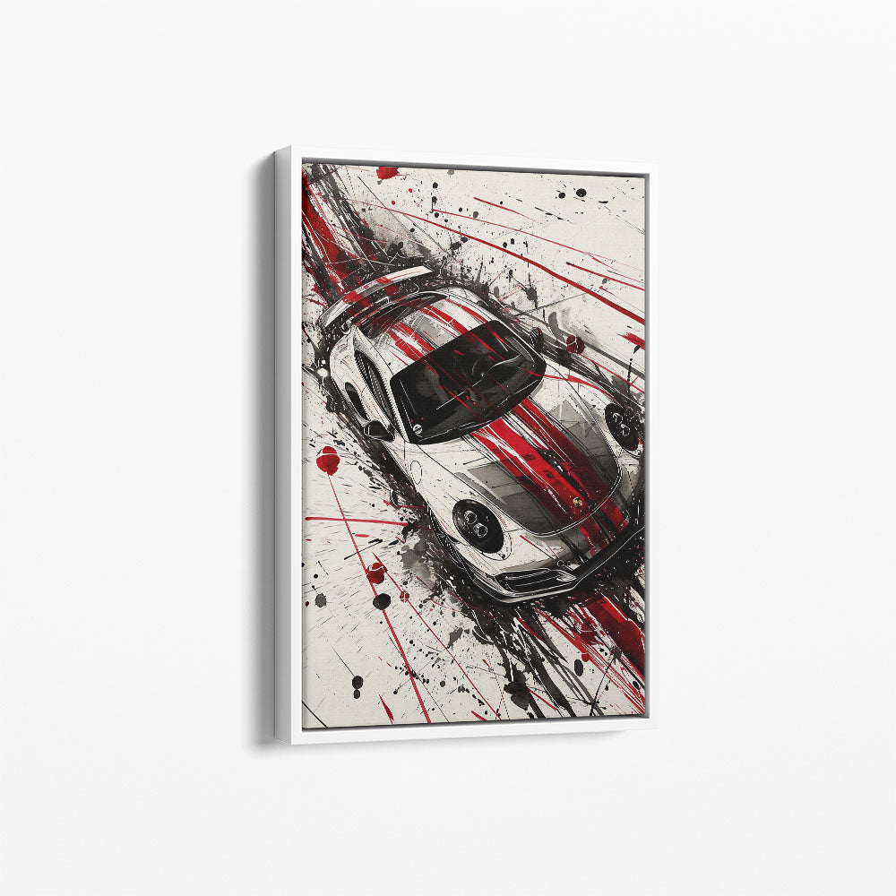 Porsche 911 GT3 RS Sketch Canvas