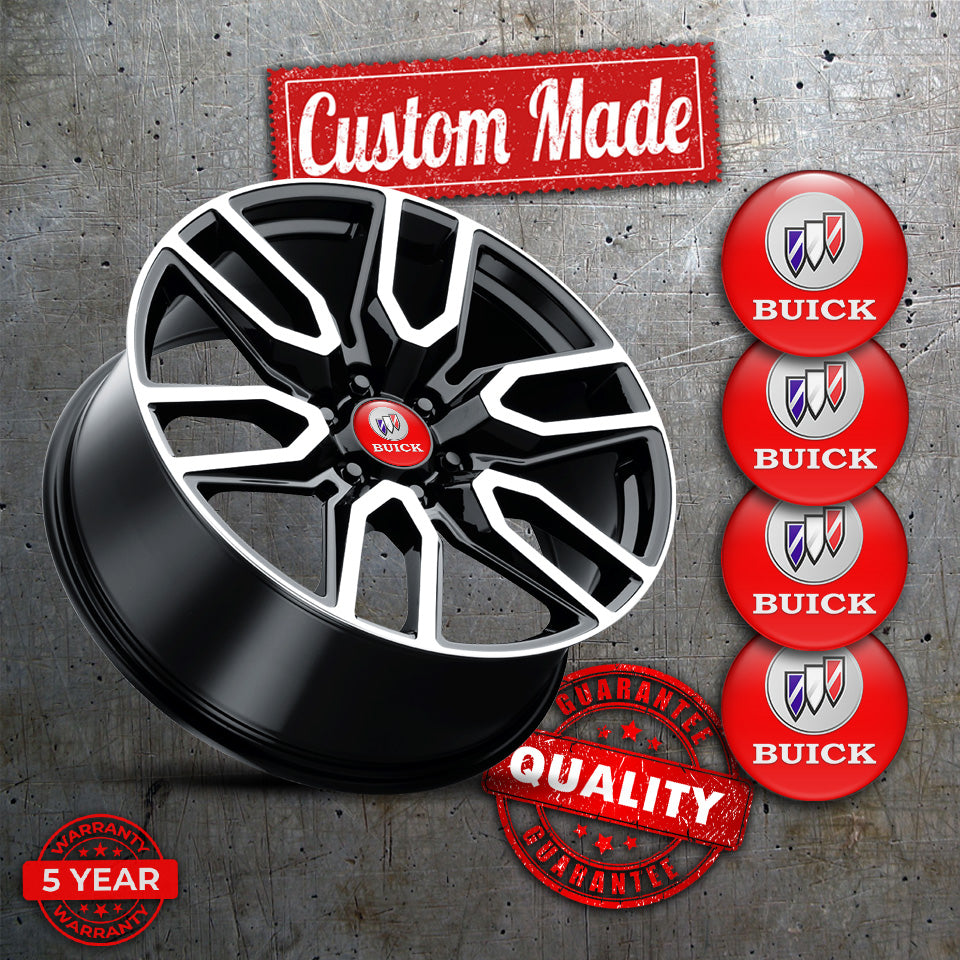 BUICK Silicone Stickers for Wheel Center Caps