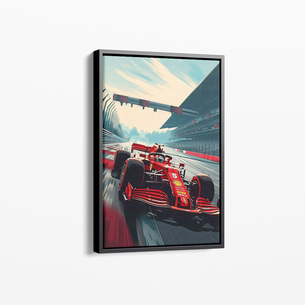 F1 Ferrari Canvas